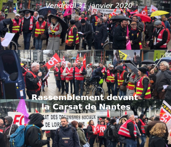 Carsat Calendrier 2021 LA CARSAT DE NANTES EN GREVE   Union Départementale FO 53   Mayenne